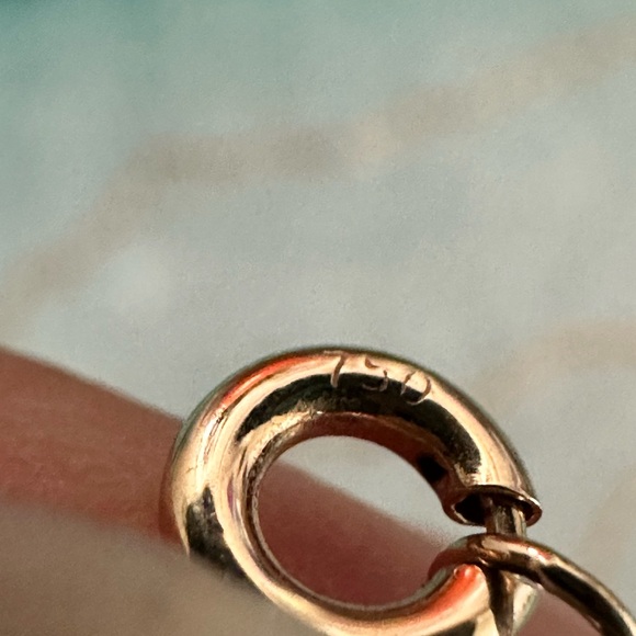 Tiffany & Co Rose Gold 750 18K Chain Necklace 16 inches - Picture 10 of 13